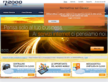 Tablet Screenshot of 2000net.it